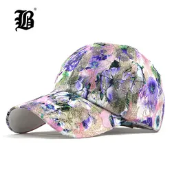 [FLB] летние Женская Мода Повседневное солнцезащитный крем дышащий Цветочный принт кружево Бейсбол Кепки Snapback женский шляпа летом Кепки s F185