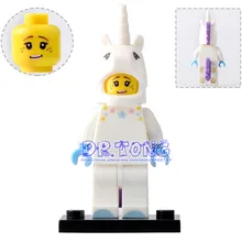 DR TONG Single Sale PG1033 Unicorn Girl Star Wars Action Figures Building Blocks Bricks DIY Toys