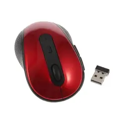Высокое качество удобная форма оптическая USB Беспроводная 2,4 ГГц мышь для портативных ПК