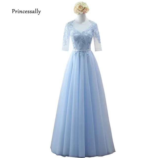 Baby Blue Bridesmaid Dresses Cheap Under 30