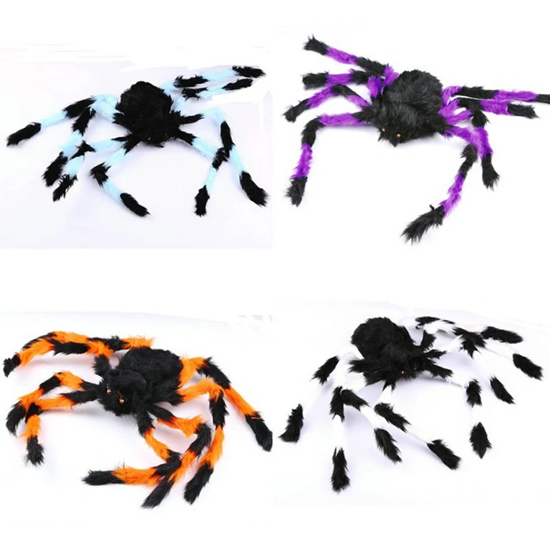 online shop two sizes plush spider toys fun furry spider halloween decoration supplies trick toys for party decorate april fools jokes toys aliexpress - Spider Halloween Decoration online shop two sizes plush spider toys fun furry spider halloween decoration supplies trick toys for party decorate april fools jokes toys aliexpress - Spider Halloween Decoration