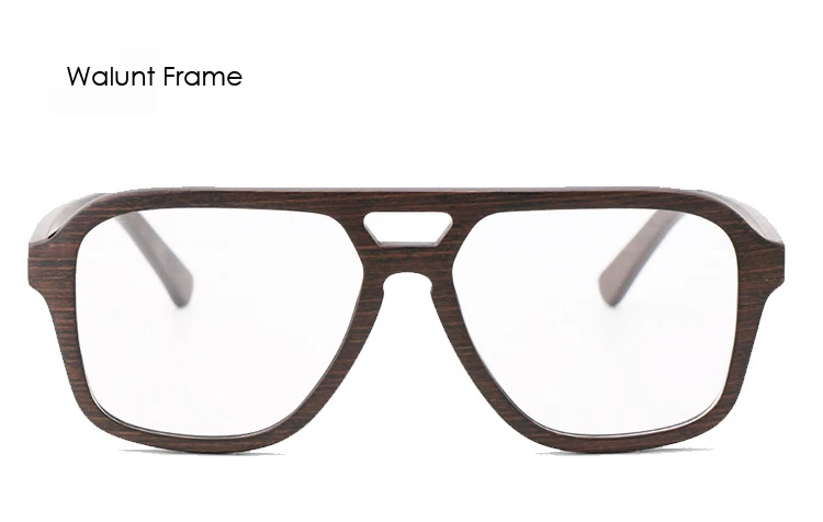 Натуральная деревянная оправа для очков для мужчин, деревянные женские оптические очки с прозрачными линзами, чехол 56336