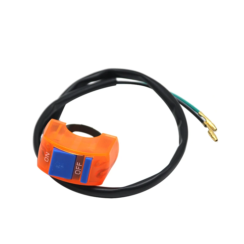 ZSDTRP 12 V Универсальный Мотоцикл Скутер светодиодный рукоятка фары свет налобный фонарь регулируемое крепление водонепроницаемый переключатель включения - Цвет: A 05