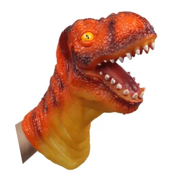 

Dinosaur Toy Dinosaur Model Hand Puppet Tyrannosaurus Shark Tiger Lion Playing Lion Model Dynamic Dinosaur Toy for Children Gift
