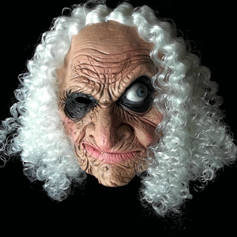 Маска на Хэллоуин Sea Hag Witch реквизит ужас монстр женщина гадалка мистик | Дом и сад