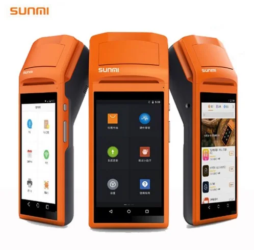 Android 6.0 Mini Pos Thermal Printer Barcode Scanner