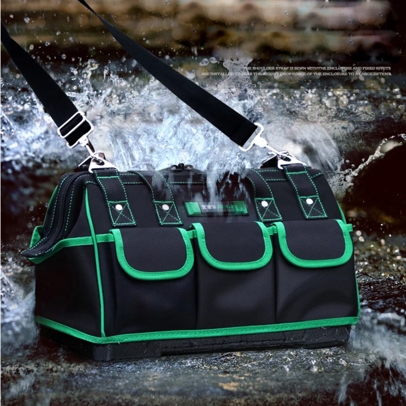 2018 New Tool Bag Oxford Cloth Waterproof Tool Bag Electrician Portable Multi Function Work Bag Utility Bag Tool Organizer