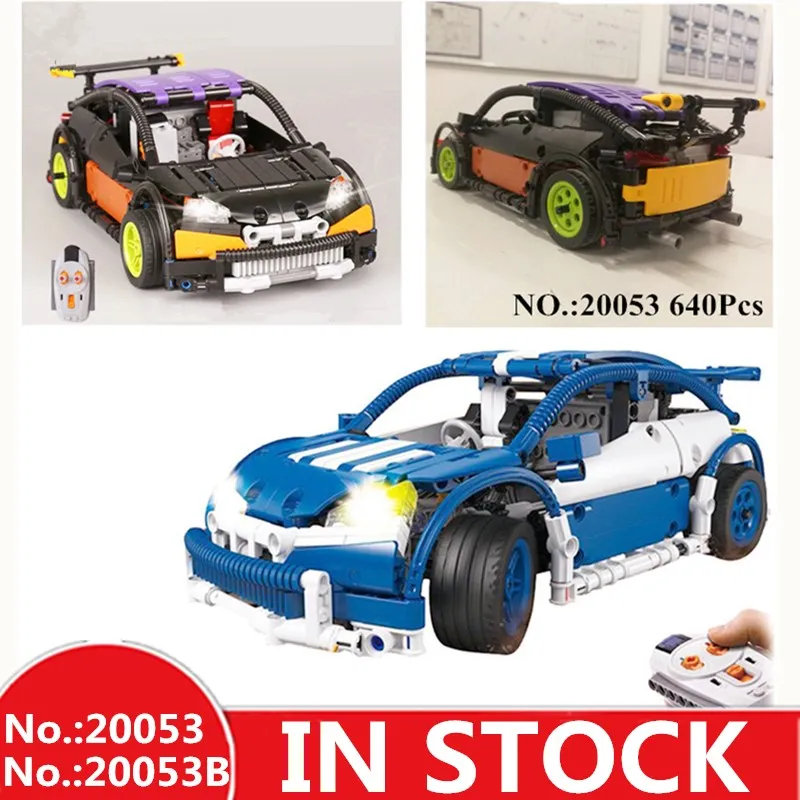 

H&HXY IN STOCK 20053 640PCS Genuine Technic Series The Hatchback Type R Set MOC-6604 Building Blocks Bricks lepin Toys Boy Model