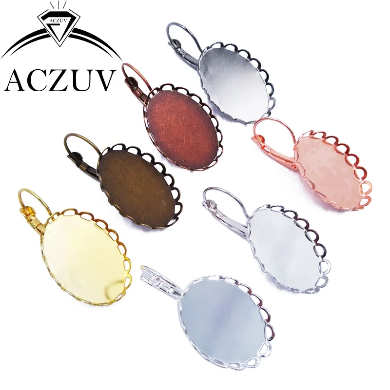 oval leverback lace earring blank (8)