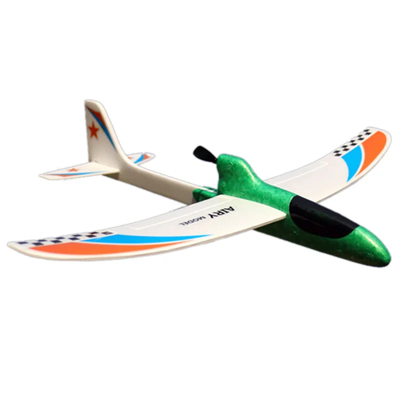 

Toy Children Streamline Gift Capacitor Hand Throwing Electric Educational Model Funny Diy Glider Foam Rc Airplane