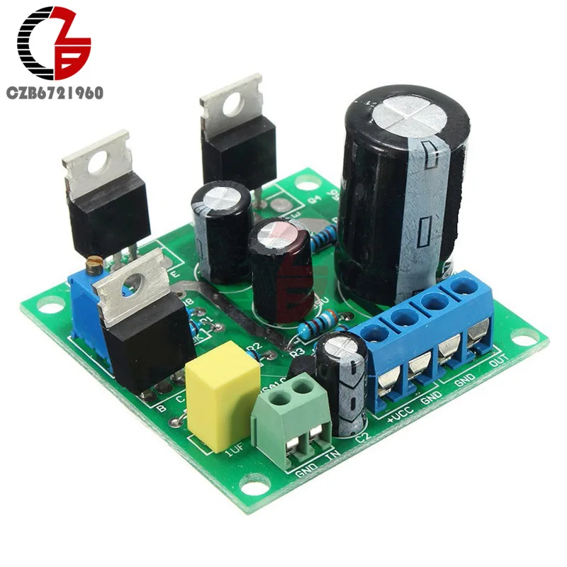 

Mini Assembled TIP41C 1 Channel Mono Amplifier Board Pure Class A Sealed Multi-turn Adjustable Resistor Audio Sound Amplifier