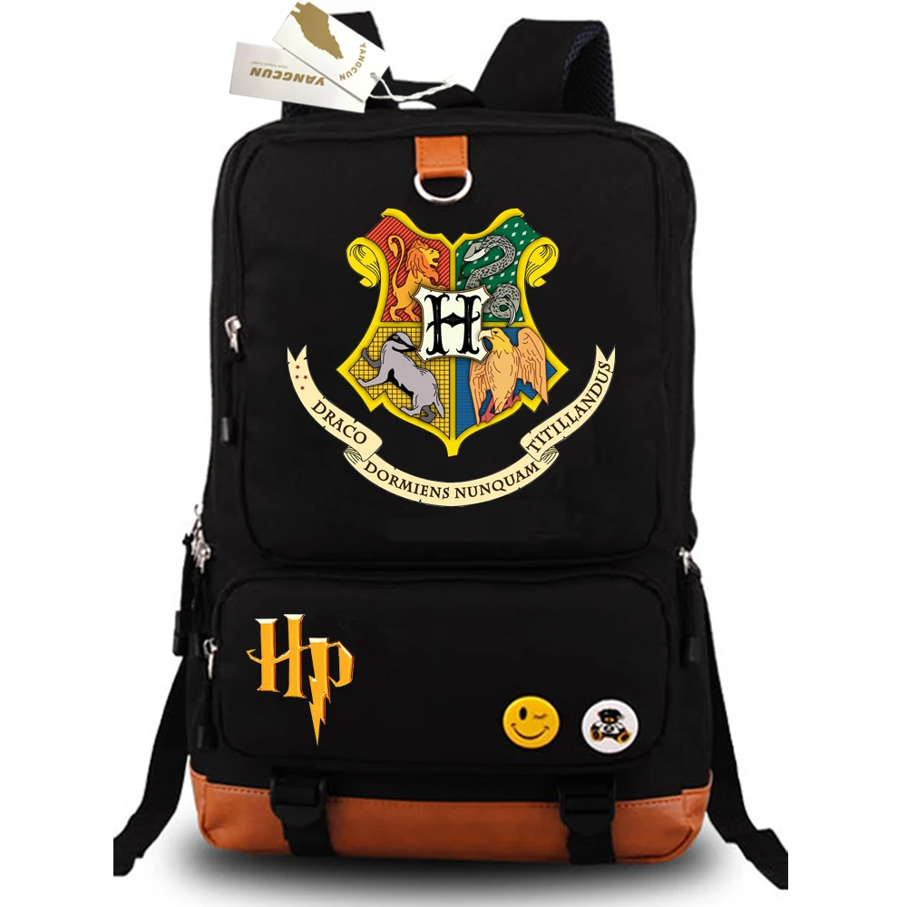 

Movie Harri Potter School Bags Book Backpacks Children Bag Shoulder Bag Rucksack Students Backpack Travel Bag for teenagers