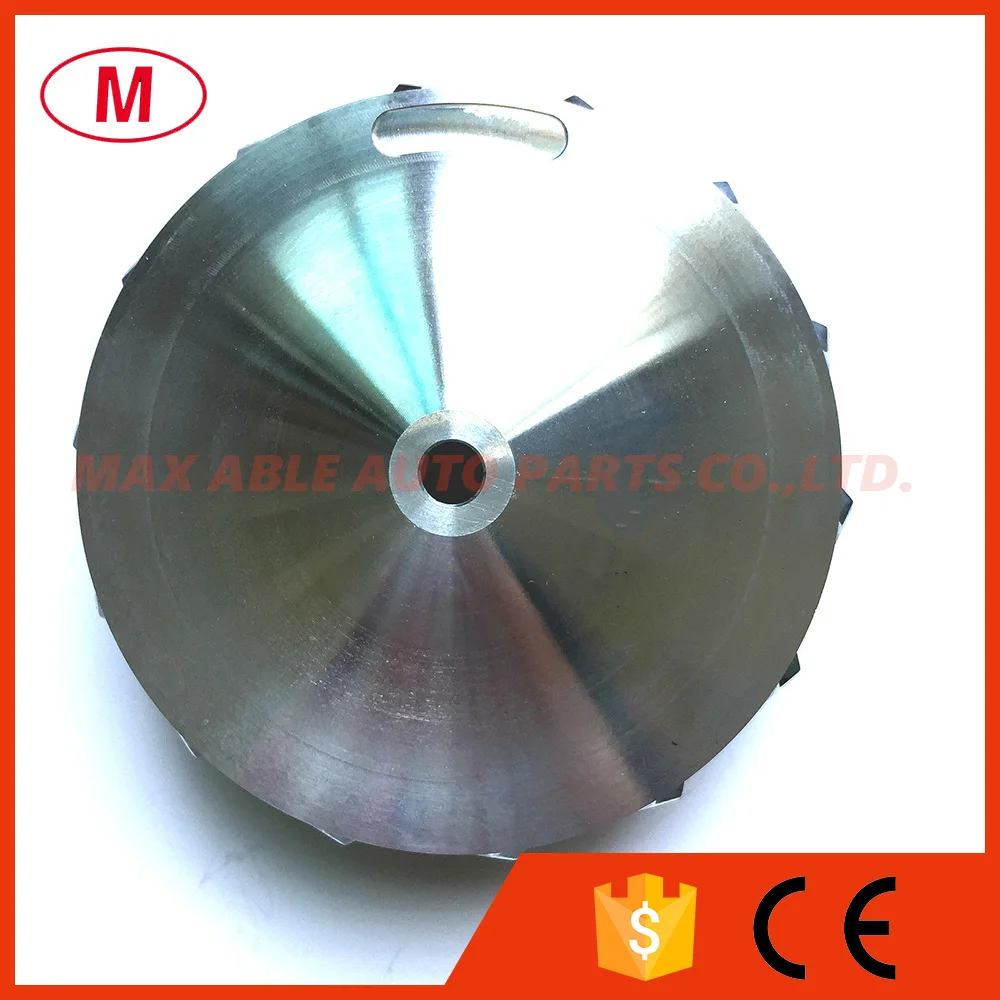 HX40 Upgrade 67.00/89.00mm 7+7 blades High Performance Turbo Billet Compressor wheel/Aluminum 2618/Milling compressor wheel