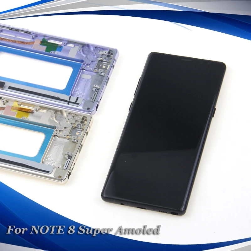 6,3 ''Супер AMOLED ЖК-дисплей для SAMSUNG GALAXY Note 8 Note8 дисплей сенсорный экран дигитайзер сборка для SAMSUNG Galaxy NOTE8 lcd
