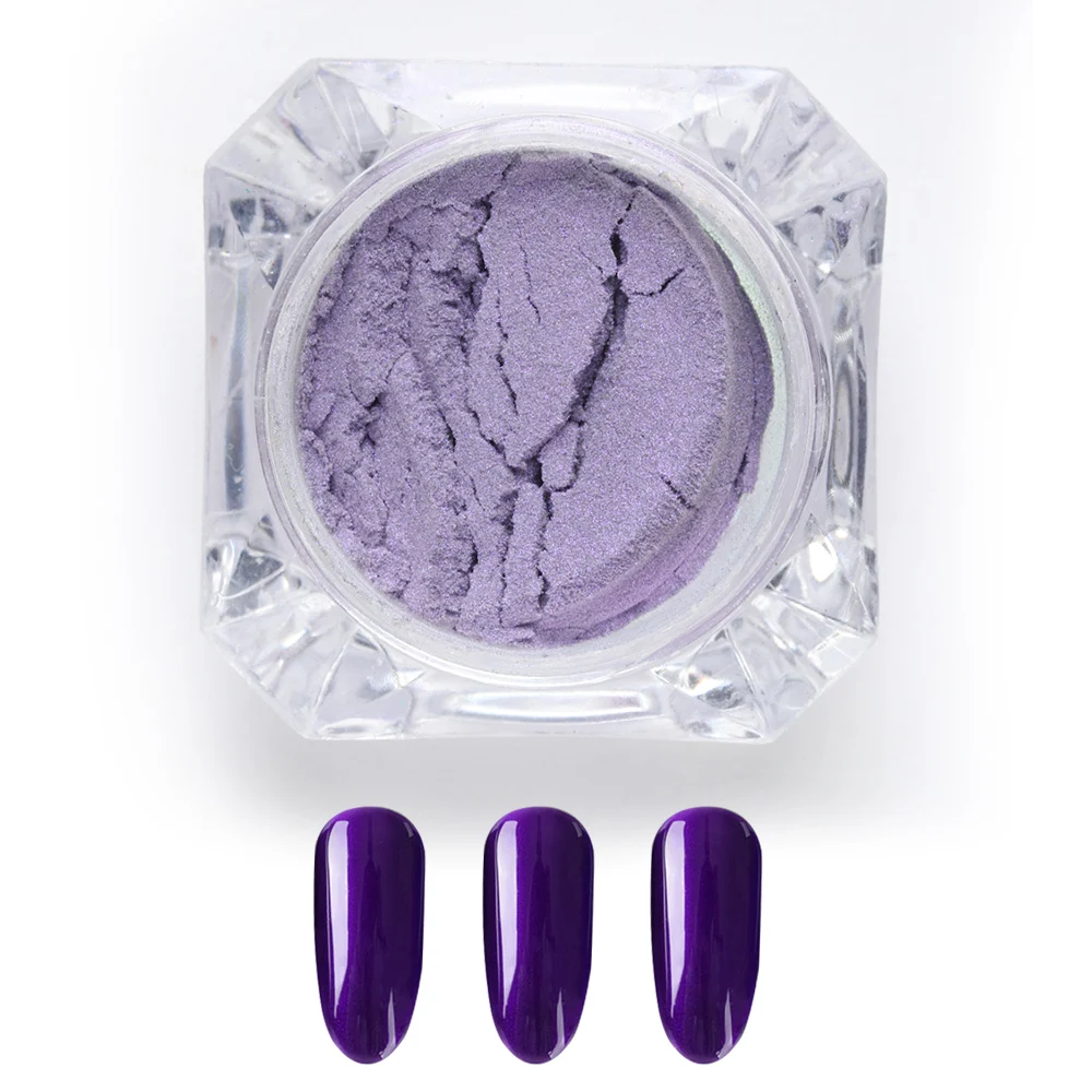 1 Box Nails Art Shimmer Powder Chrome Pigment Glitters Dust Nail UV Gel