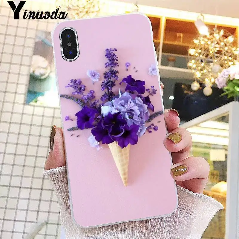 Simple lavender Purple flowers Ice cream