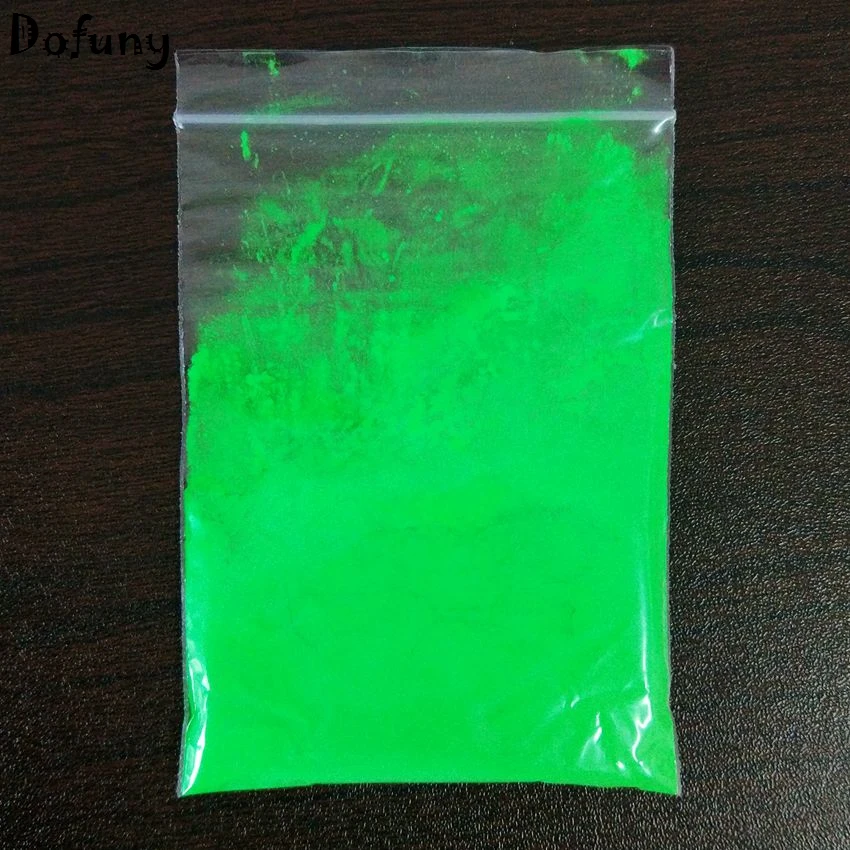 

(Shiny under UV lights)10gr Green Color Fluorescent Powder phosphor Pigment for Paint, Neon powder Nail Art Polish