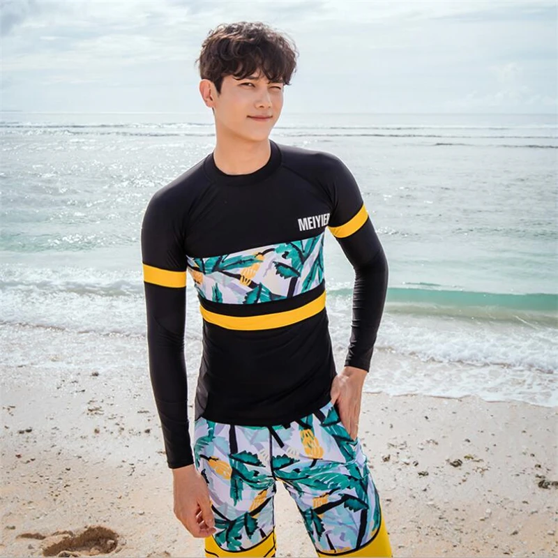 MEIYIER 2019 New Fashion korean rashguard man plus size 3XL surfer ...