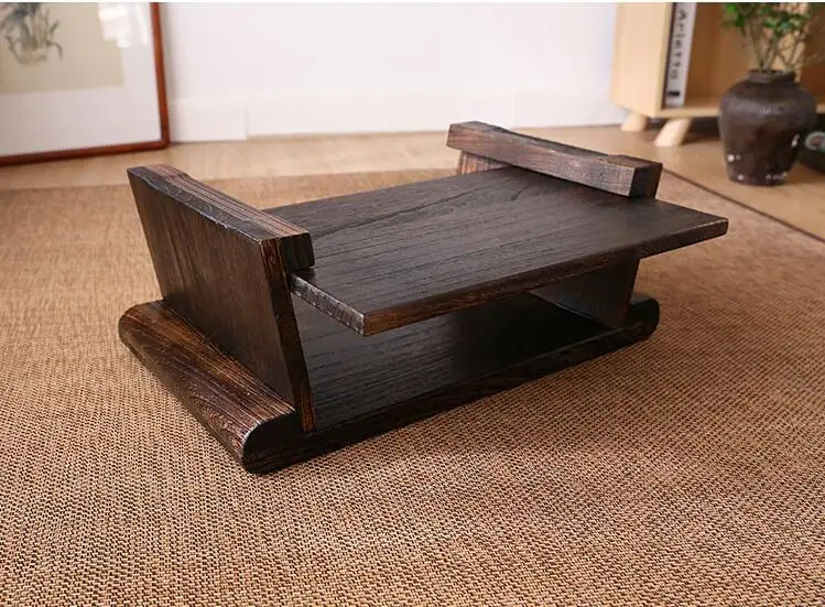 Multi Folding Wooden Japanese Tea Table For Living Room Furniture Low Modern Minimalist Compact Tatami Coffee Folding Table Wood