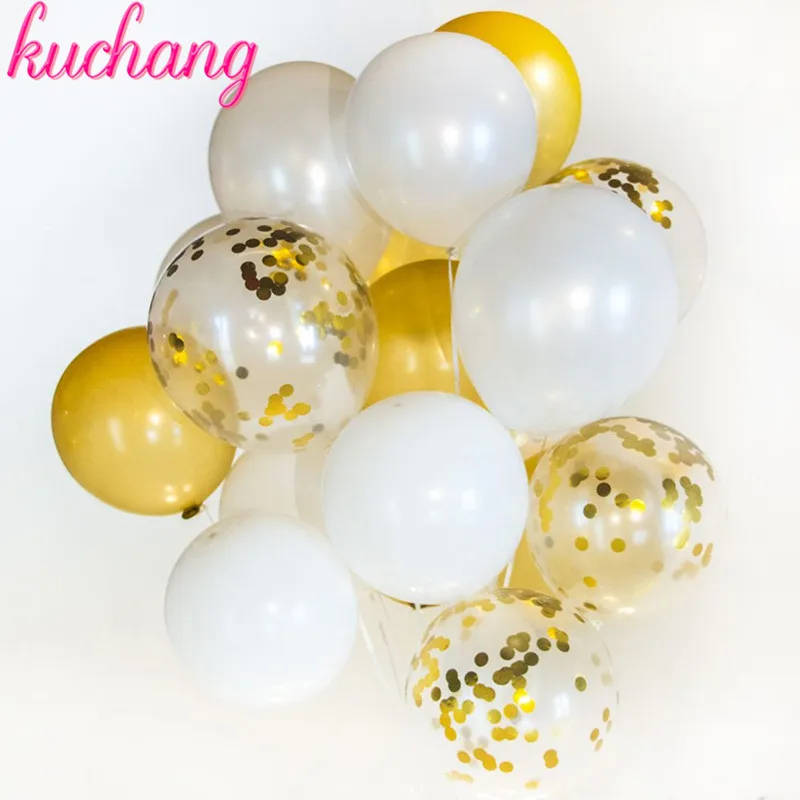 

12pcs confetti agate mixed latex balloon 12inch gold silver confetti balloon wedding decoration birthday party baby shower ballo