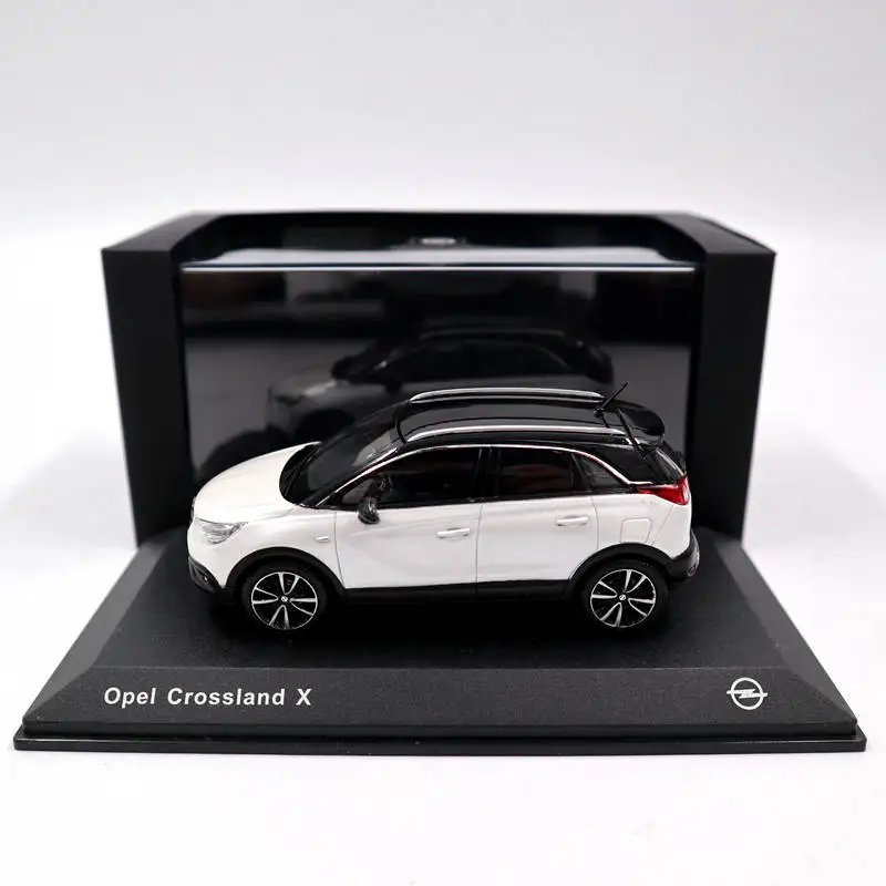 

Original factory 1:43 Scale Opel Grandland X Alloy Diecast Models Toys Car Limited Edition Collection blue/white