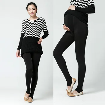

Black Pencil Pants For Pregnant Casual Fashion Maternity Pants All Match Pregnancy Leggings Autumn Women Trousers