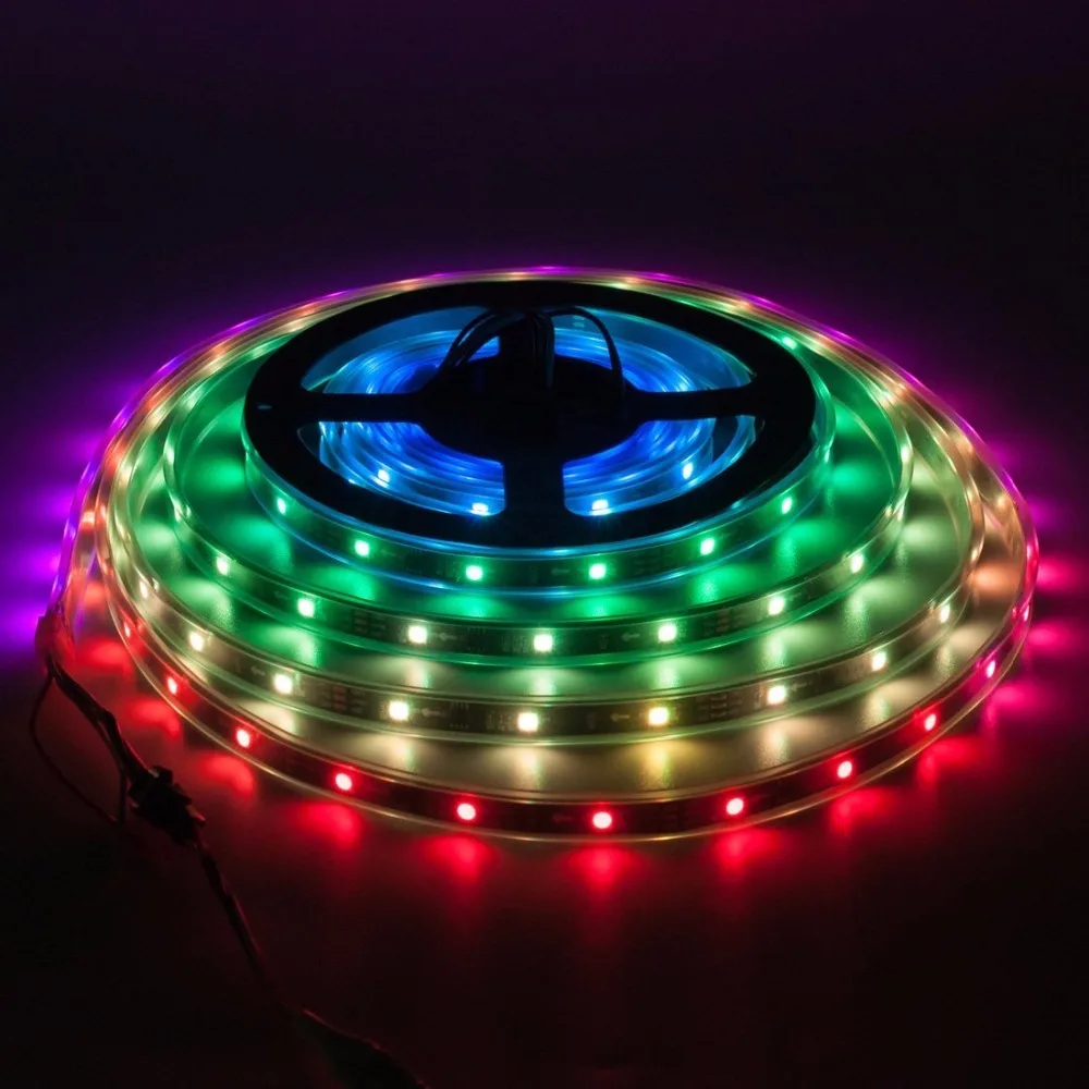 

LED Strip light WS2811 IC 12V Programmable Addressable led Pixels lights RGB 5050 SMD full Color led stripe string lamp 5m 1m