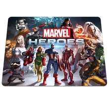 Hot Sale Marvel Heroes Printing Rubber Mouse Pad PC Computer Gaming Mouse Pads Anti-slip Optical Gamer Speed Mice Play Mats