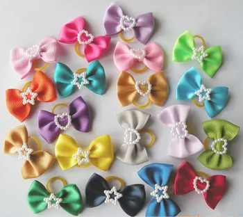 

Handmade Dog Accessories Mini Lovely Dogs Bows mixed Style Random Delivery Dog Hair Bows
