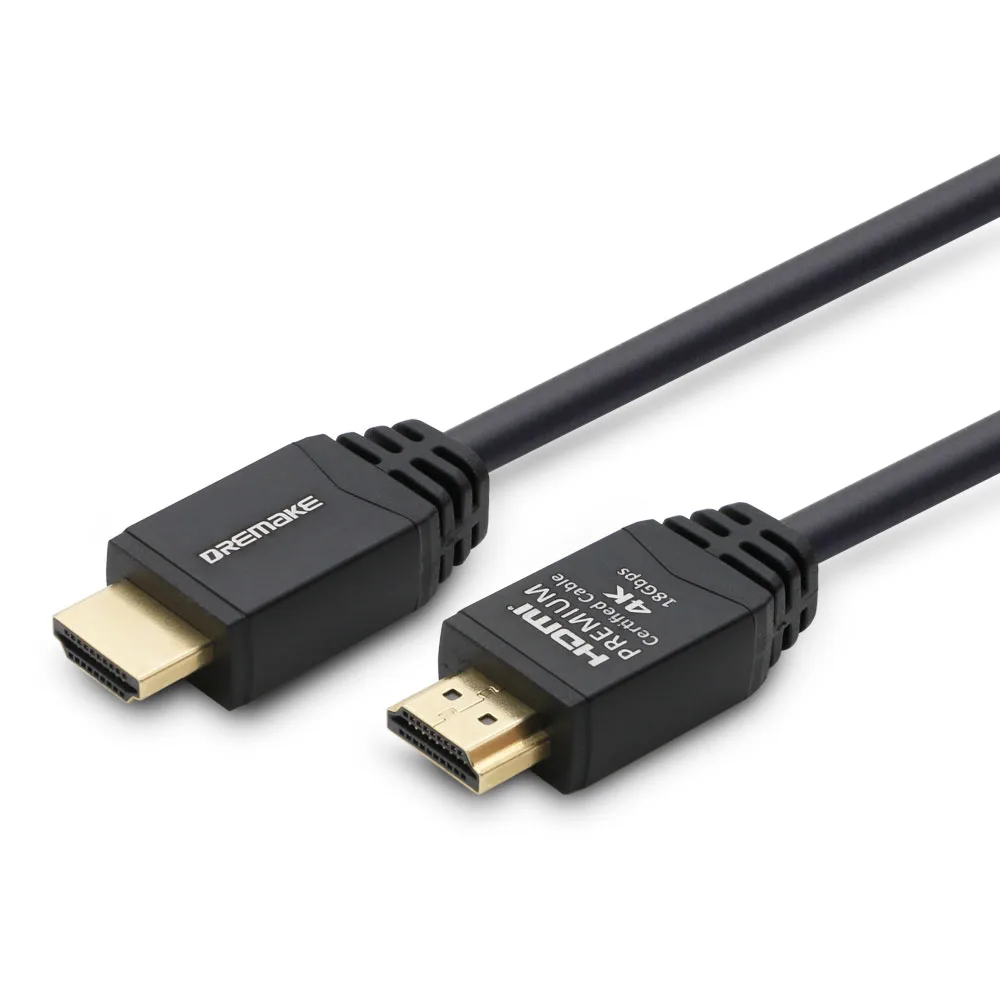 Jack HDMI 2.0 Gold Plated Double Color HDMI Male to HDMI Male Cable