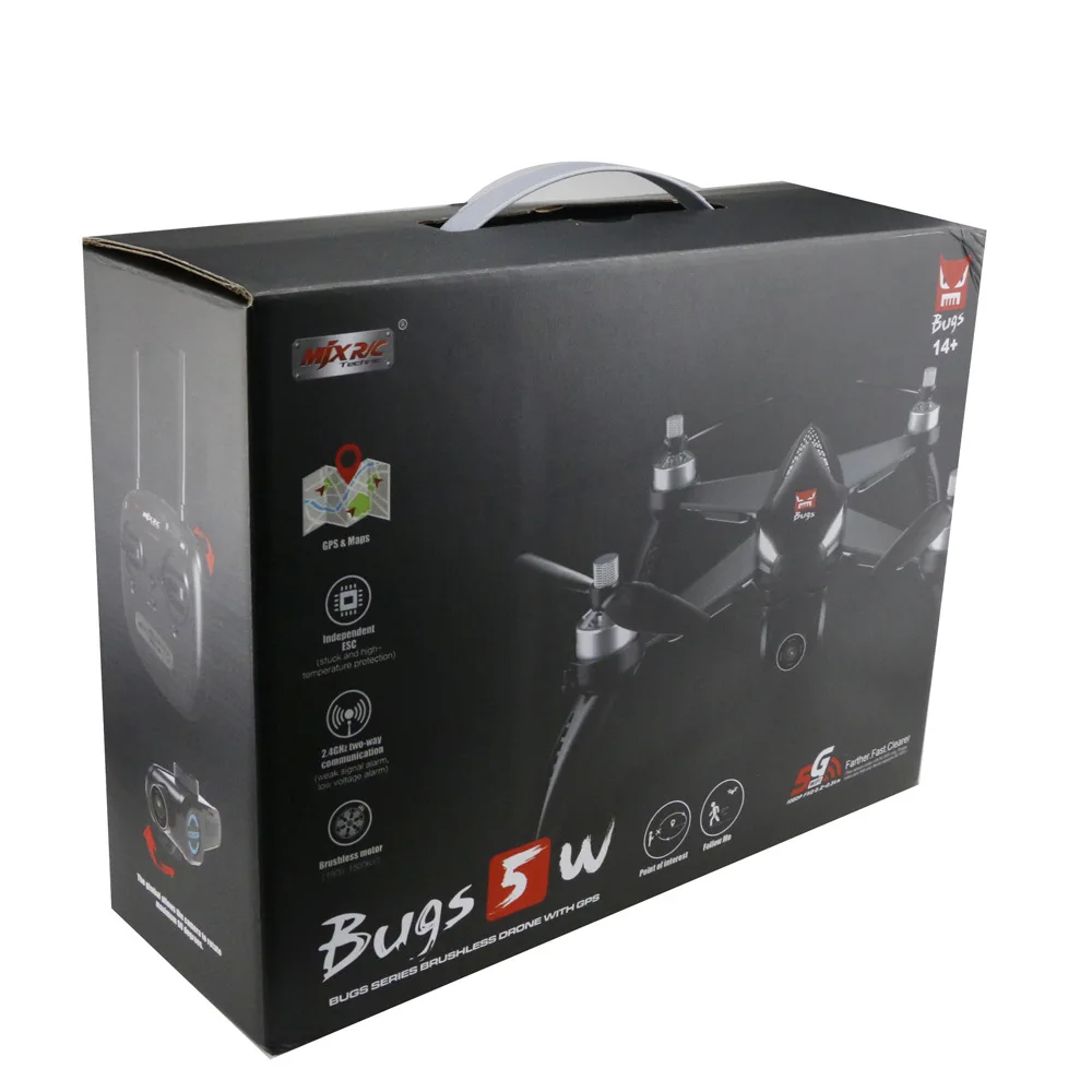 MJX ошибки 5 Вт (B5W) WiFi FPV 1080P камера/Waypoints/Point of Interest/высота удержания/один ключ