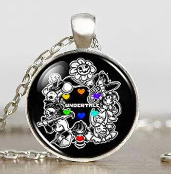 Us vintage Undertale Game Gamer Gaming Men anique ожерелье из латуни стали кулон в стиле стимпанк
