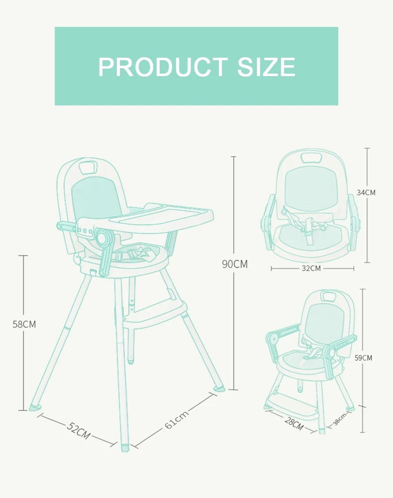 Многофункциональный портативный детский бустер стул для кормления ужин стульчик для кормления складной детский стул для кормления стол