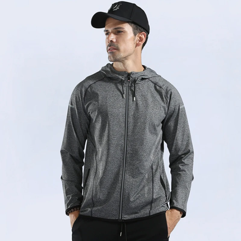 Autumn winter thick Men Jacket Jogging Sports Training Running Fitness