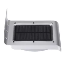 Dozzlor 16 Светодиодный светильник на солнечных батареях, открытый водонепроницаемый изогнутый стиль, индукция человеческого тела+ низкий светильник+ светильник, контроль солнечной зарядки