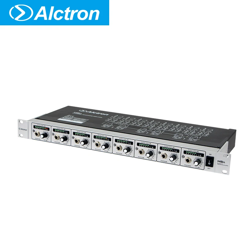 

Alctron H8N headphone amplifier used in stage performance, studio recording