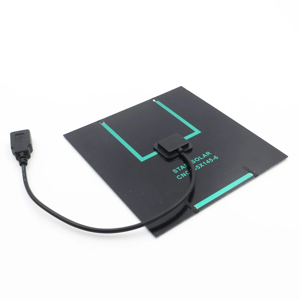 

Solar Panel 3W 6V Solar Cell DIY Module Solar Portable Charger for USB 5V Output Mobile Phone Power Bank outdoor charger