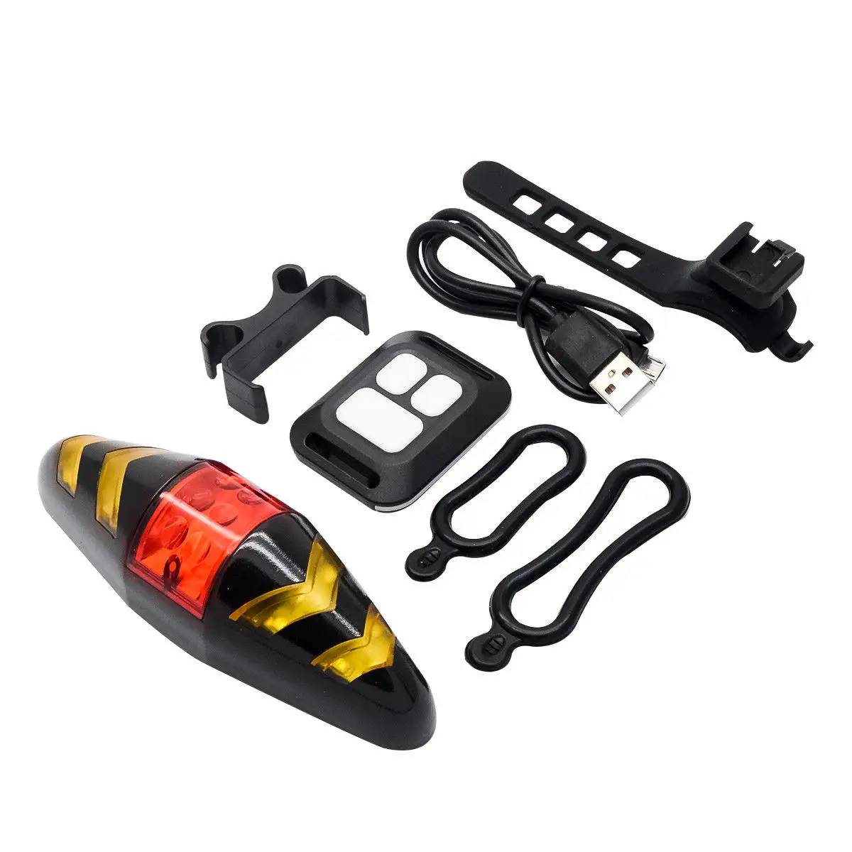 

Newly Bicycle USB LED Indicator Rear Tail Light Bike Turn Signal Light with Wireless Remote BF88