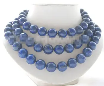 

AAA 14mm 50" natural blue lapis lazuli necklace