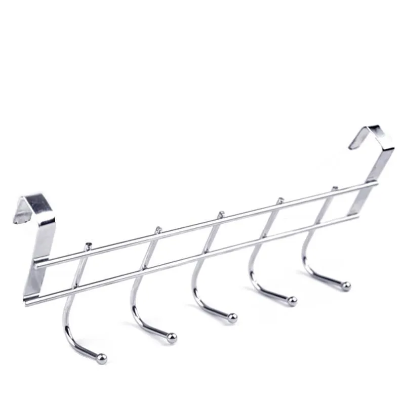 

5 hooks bold stainless steel cabinet back hook household storage doors and windows kitchen bathroom hanger hook WF7101118