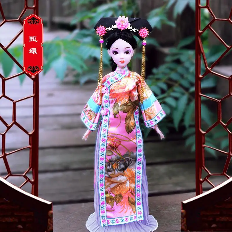 Древнее платье кукла 30 см китайская «наложница императора» корт сказочный костюм суставов девушка 12 суставов принцесса игрушка Моделирование - Цвет: H