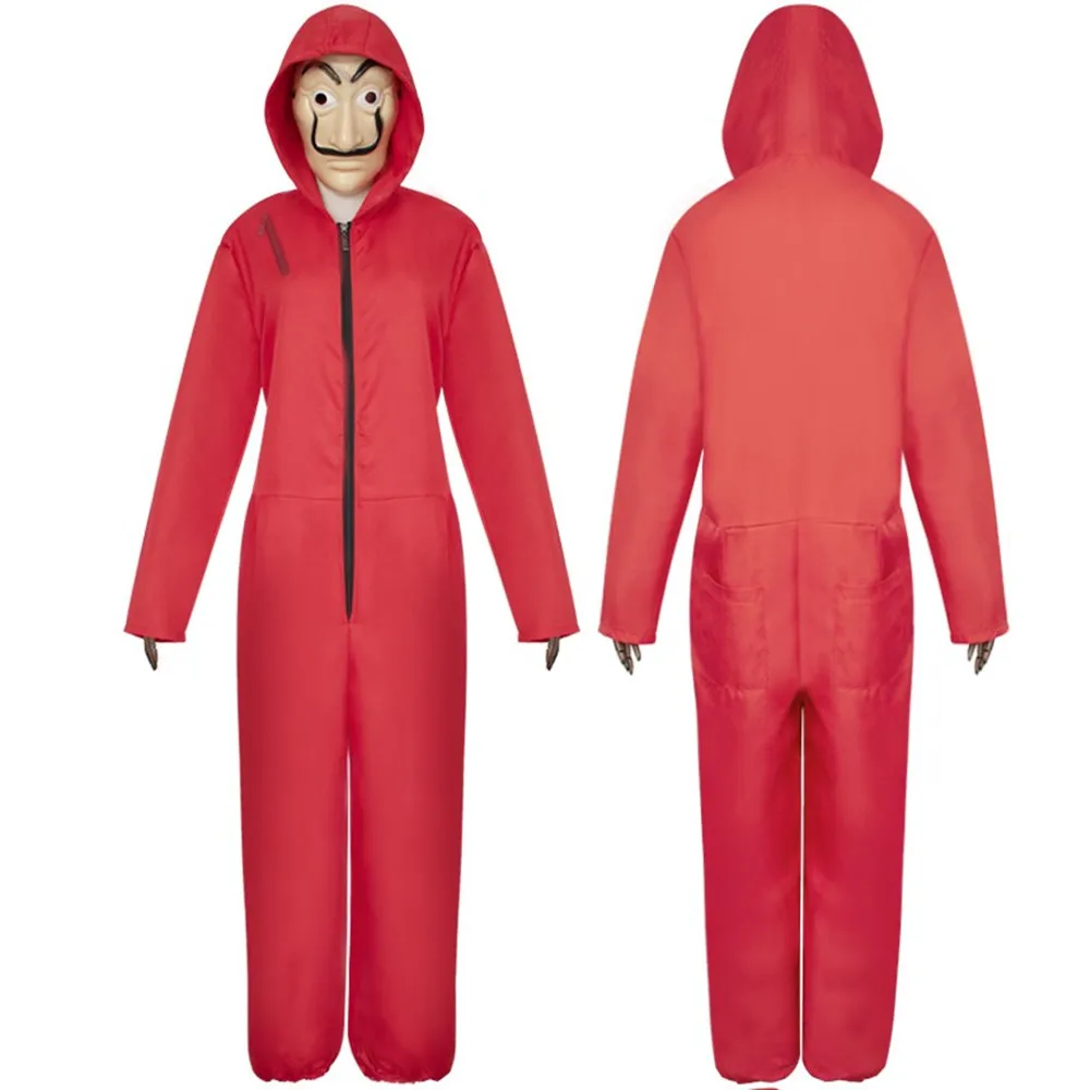 

BING RUI CO Salvador Dali Movie The House of Paper La Casa De Papel Cosplay Party Halloween Mask Money Heist Costume & Face Mask