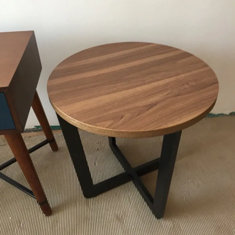 21 inch Round Wooden End Table