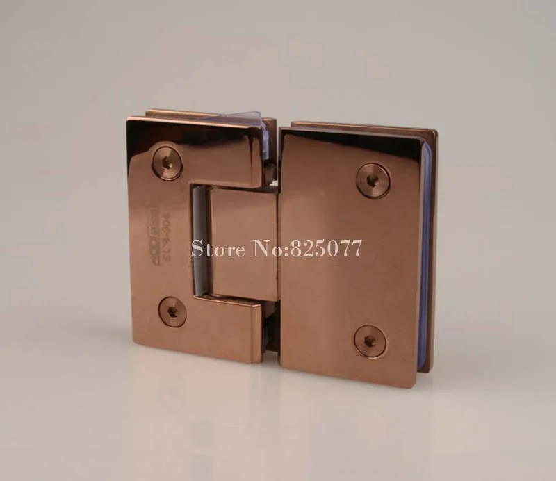 Rose Gold 180 Degree Hinge Open 304 Stainless Steel Glass Shower Door