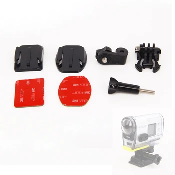 

For Sony action cam AS15 AS30 AS100V Rollei Basic Accessories Flat Curved Adhesive Tripod Mount Buckle