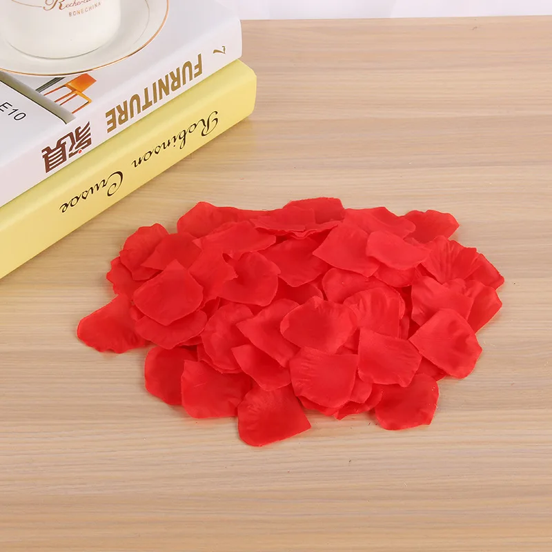 

Artificial flower Rose Head wedding decoration Simulation rose petals 100pcs Auditorium Layout flower romantic Wedding Supplie