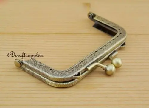 

bag purse frame purse clasp clasp metal frame sewing Anti bronze 8.5 cm K11