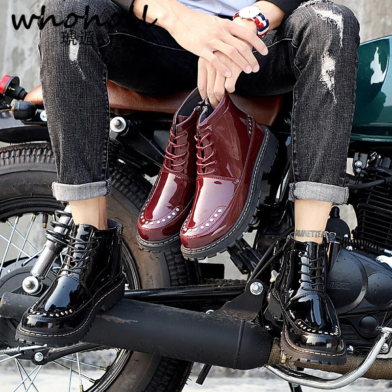 

High Quality Genuine leather Autumn Men Boots Winter Waterproof Ankle Boots Martin Boots Outdoor Working Boots Men Shoes