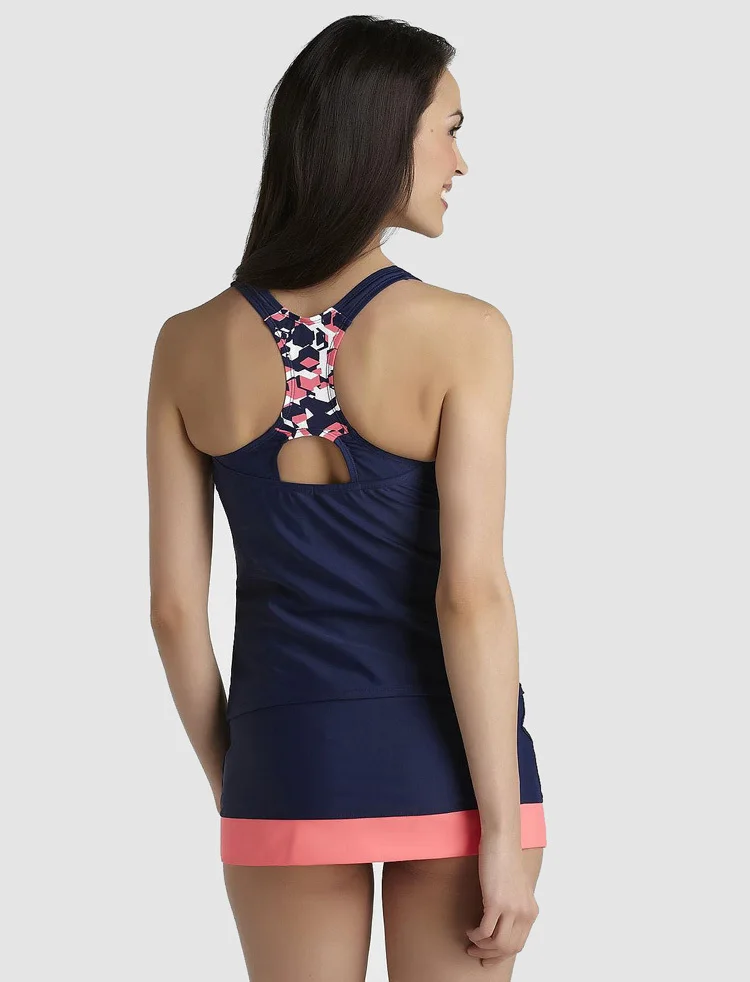 Supersize swimwear gathered fashion swimwear big chest women's swimsuit