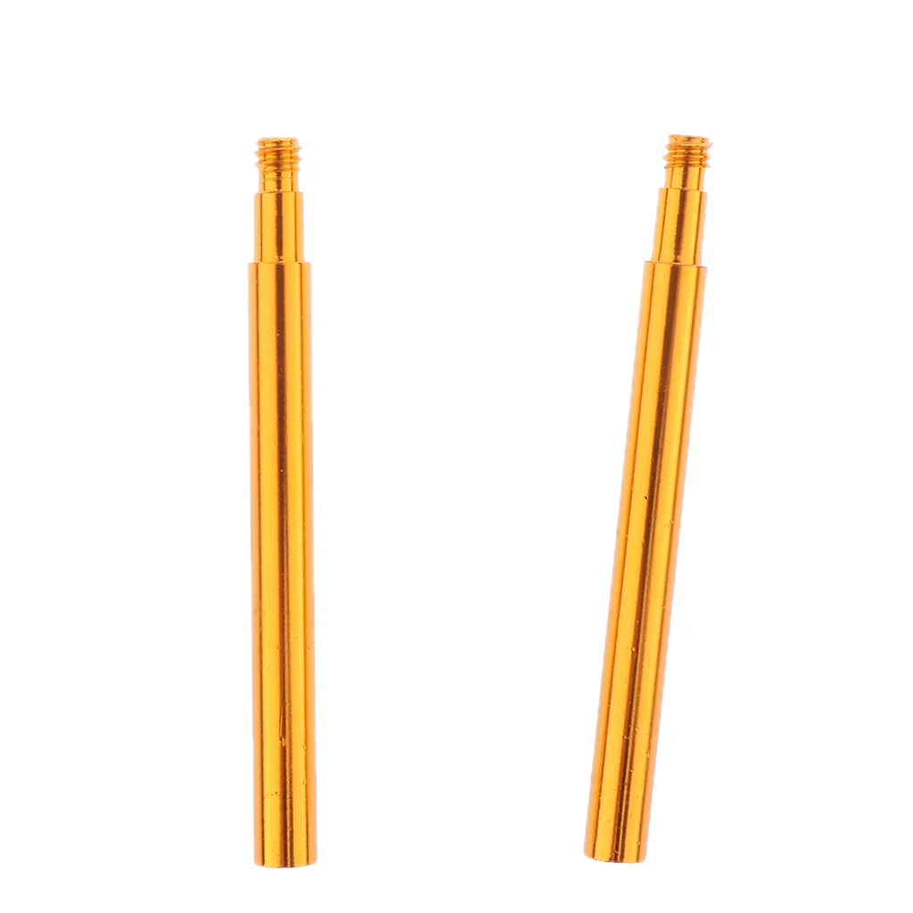 2pcs Bike Bicycle 70mm 2.76'' Alloy Presta Valve Extender French-Valve Adapter Extension Tube Accessories